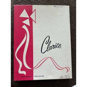 Clarice 15 Denier 60 Gauge Nylon Stockings Red Pepper B148M Duet 9 1/2 Medium Fi